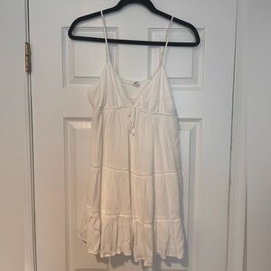 GARAGE white mini dress, size medium